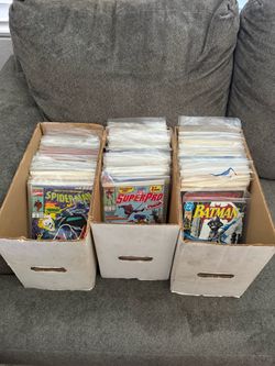 Large Lot of Bagged Comic Books