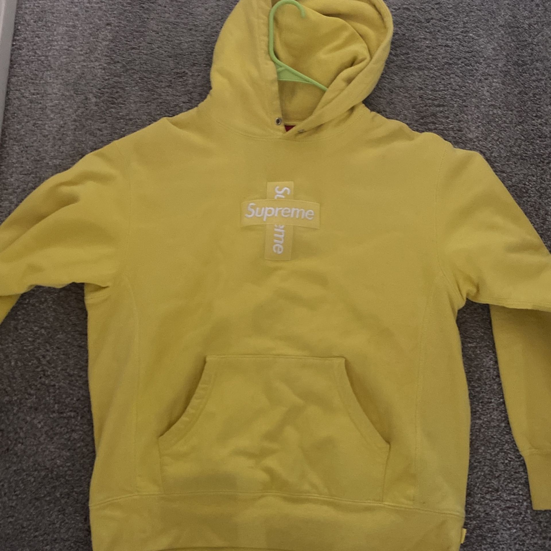 Yellow Supreme Hoodie