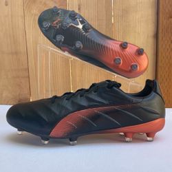 NEW Puma King Soccer Cleats Mens Size 8.5 Puma Platinum 21  NANO GRIP KANGAROO LEATHER 