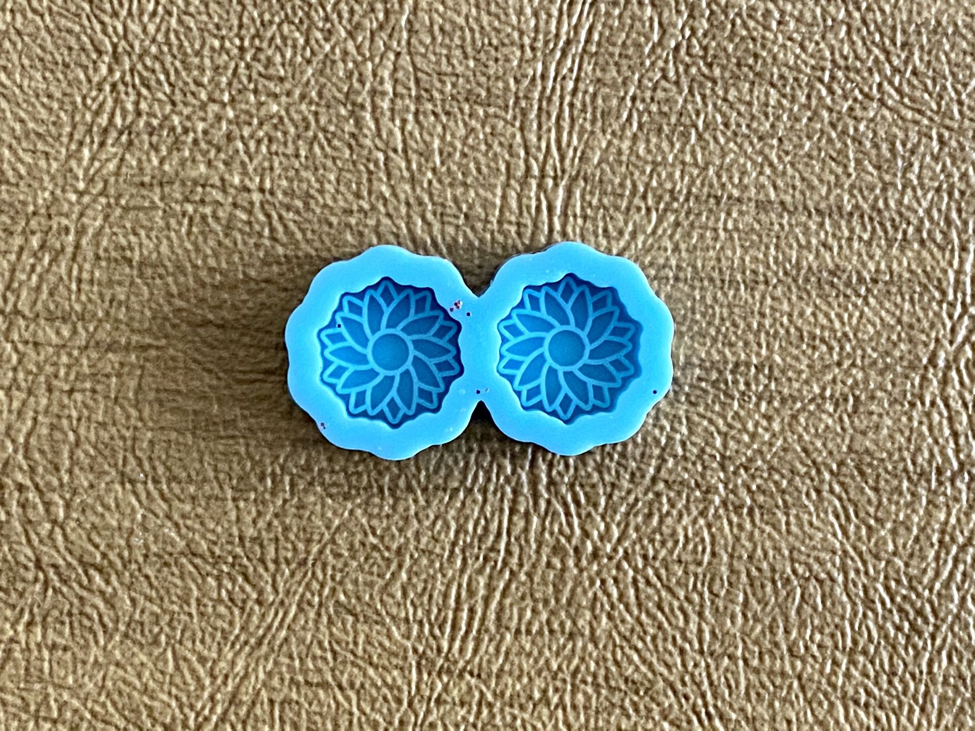 New Sunflower Stud Earring Silicone Mold