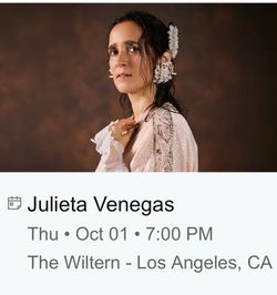 Julieta Venegas Tickets