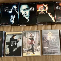 24 All Seasons Complete DVD Collection + 2 Movies