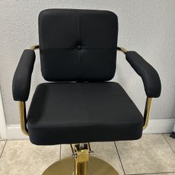 Stylist Black And Gold chair