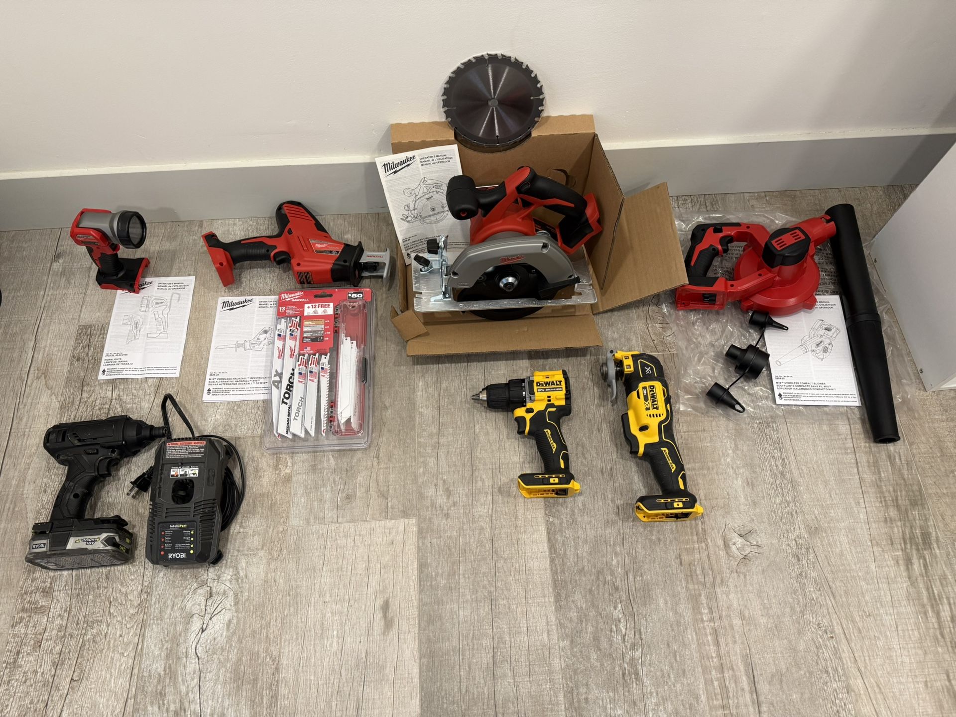 NEW Milwaukee Power Tools Used Dewalt Power Tools Used Ryobi Impact Driver