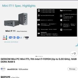 Mini Pc Bundle-includes Keyboard And Mouse - Ready To Use 