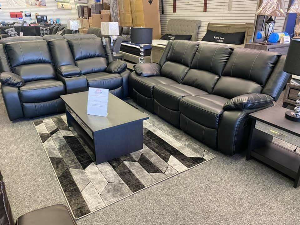 Brand New Calderwell Reclining Sofa And Loveseat 🏪Monthly Payment Options🏪 