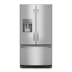 Whrilpool 36-Inch Wide French Door Bottom Mount Refrigerator - 25 cu. ft. WRMF3636RZ