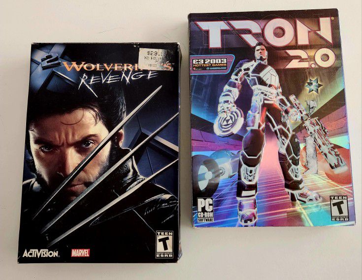 Tron 2.0 & X2 Wolverine's Revenge - PC Games Bundle 2 Computer Games
