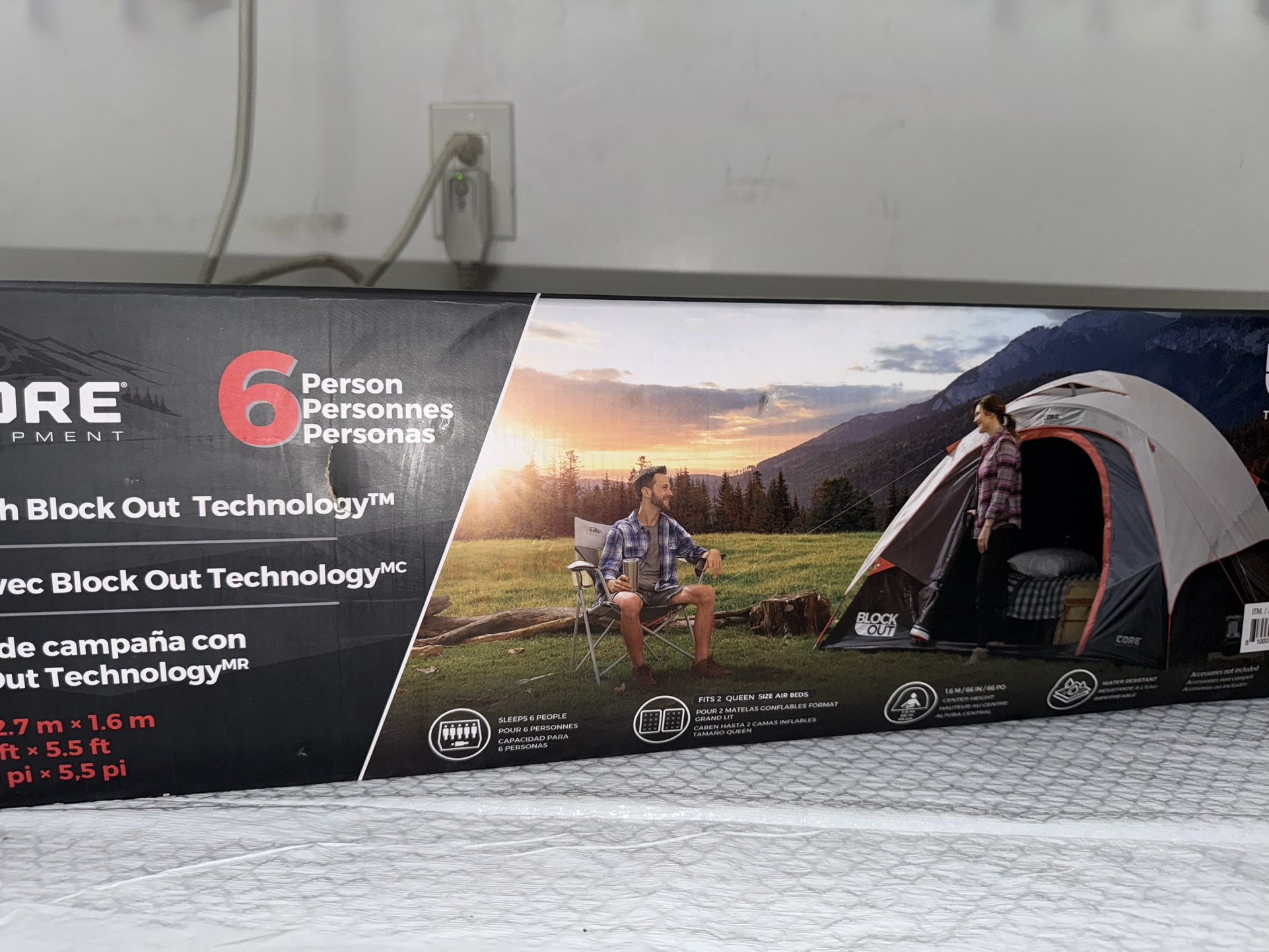 Coleman 6-Person Tent – WeatherTec, Easy Setup, Brand New!