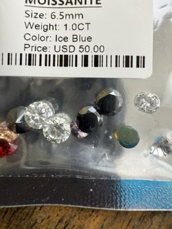 10 New Loose Moissanite Stones 