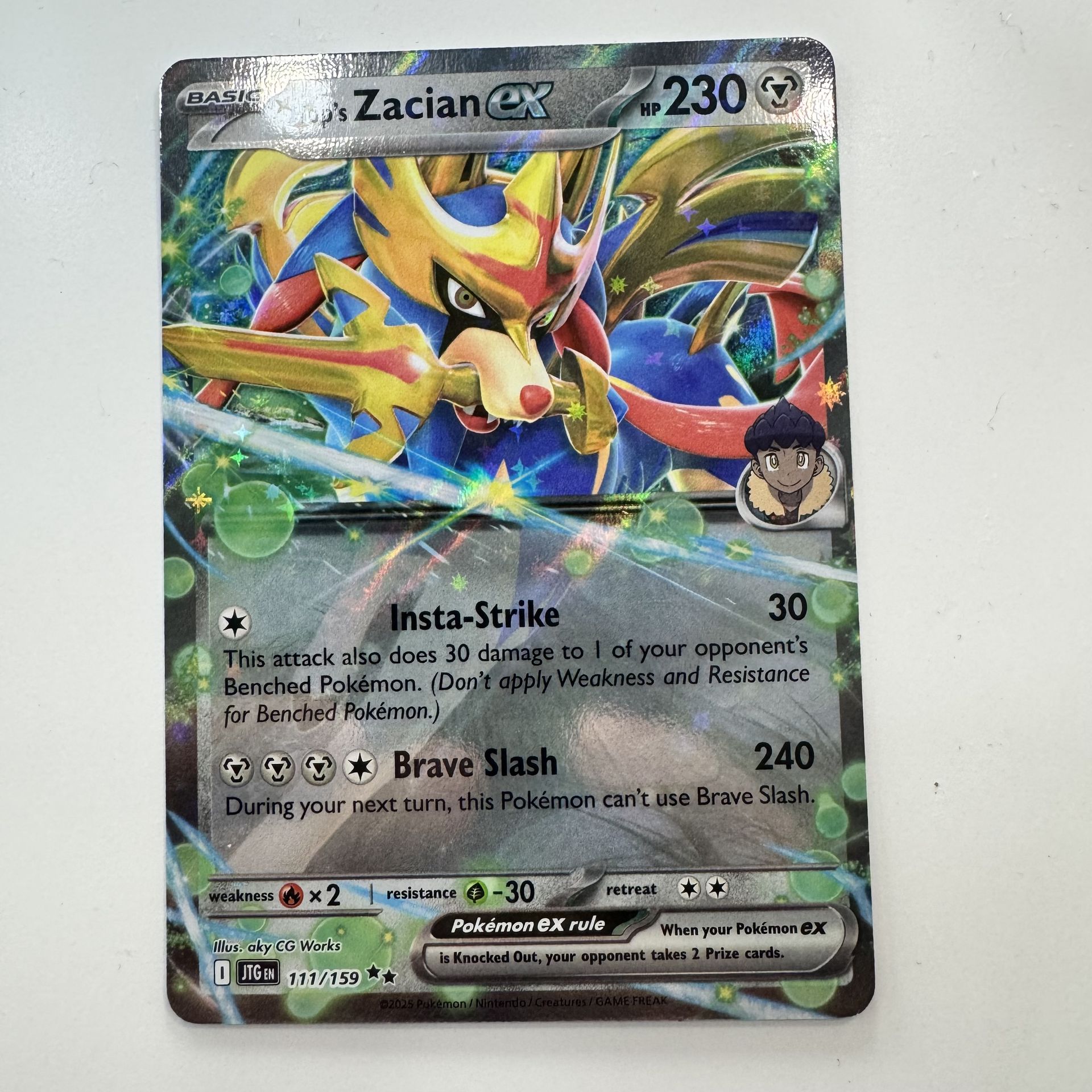 Hop’s Zacian ex 111/159 Journey Together Holo