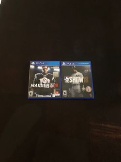 PS4 video games(sports)