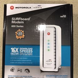 Motorola Arris Surfboard DOCSIS 3.0 Cable Modem SB6183