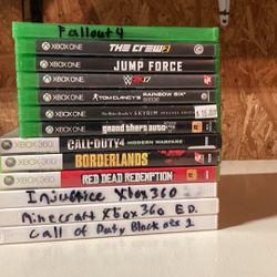 Xbox One And 360 Games