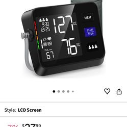Automatic upper arm blood pressure monitor