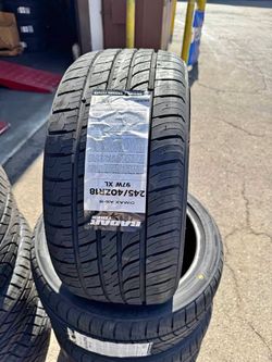 245/40R18 Radar Dimax AS-8 97W New 4 tires Free Mount Balance installed 245-40-18 llantas Finance