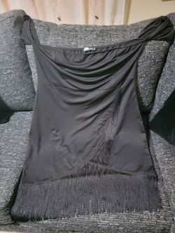 Fringe Black dress