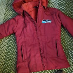 Wms Or Juniors Sz Sm Warm  Seahawks JACKET