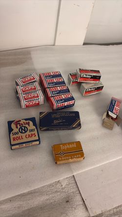 Vintage Toy Cap Gun Caps Collection