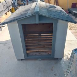 Double.
 Extra large doghouse brand new.