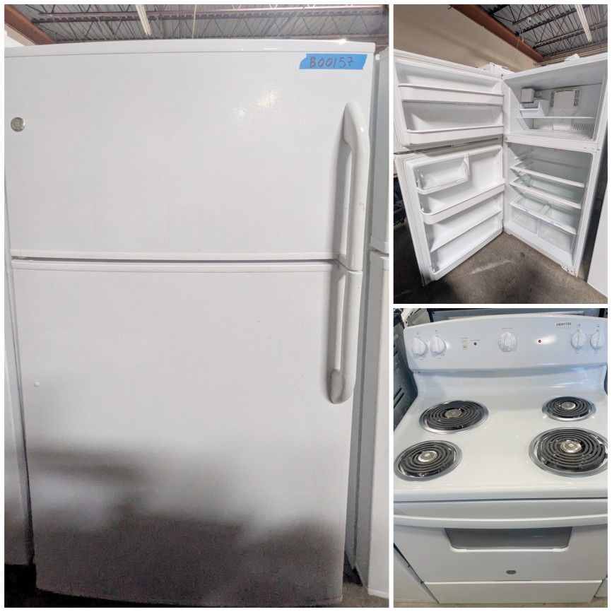 GE Refrigerator and Stove Combo! Dishwashers Also Available.