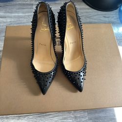 Christian Louboutin Spike Accents Pumps