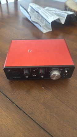 Focusrite Scarlett 2nd gen