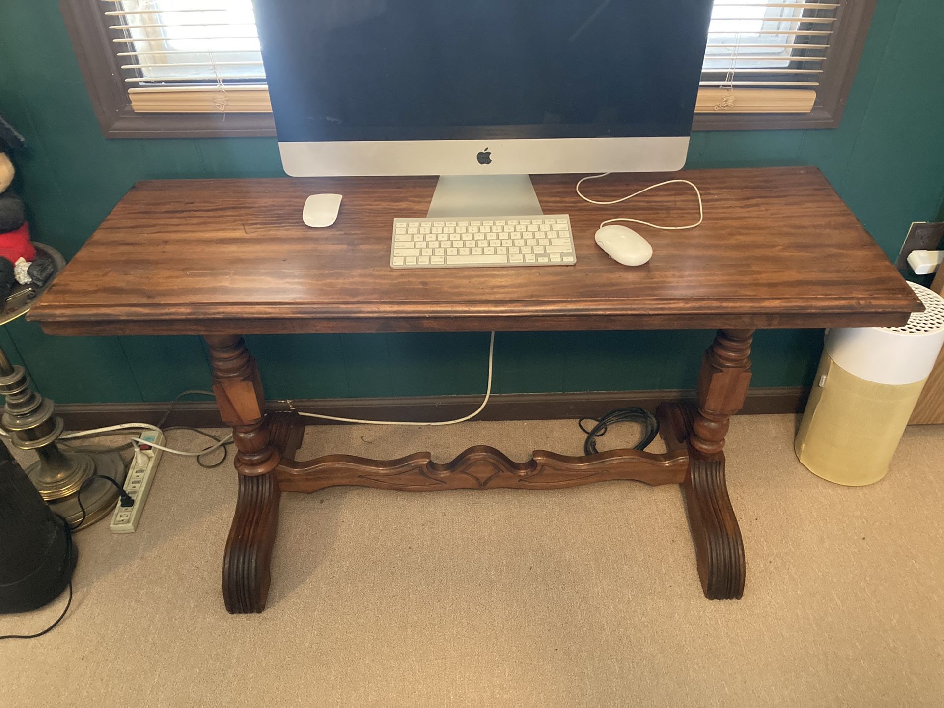 Antique Wood Foyer Table