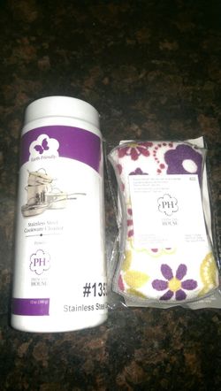 Princess house stainless Steel cookware cleaner & sponge