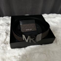 MK Belt And Cards Wallet 