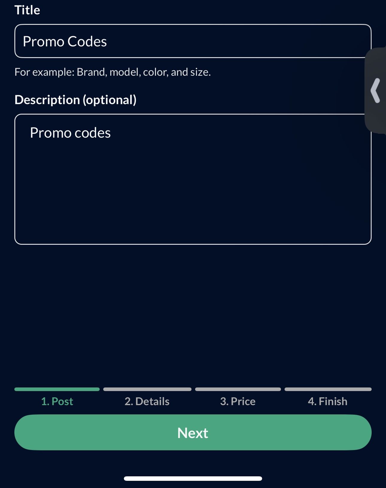 Promo Codes