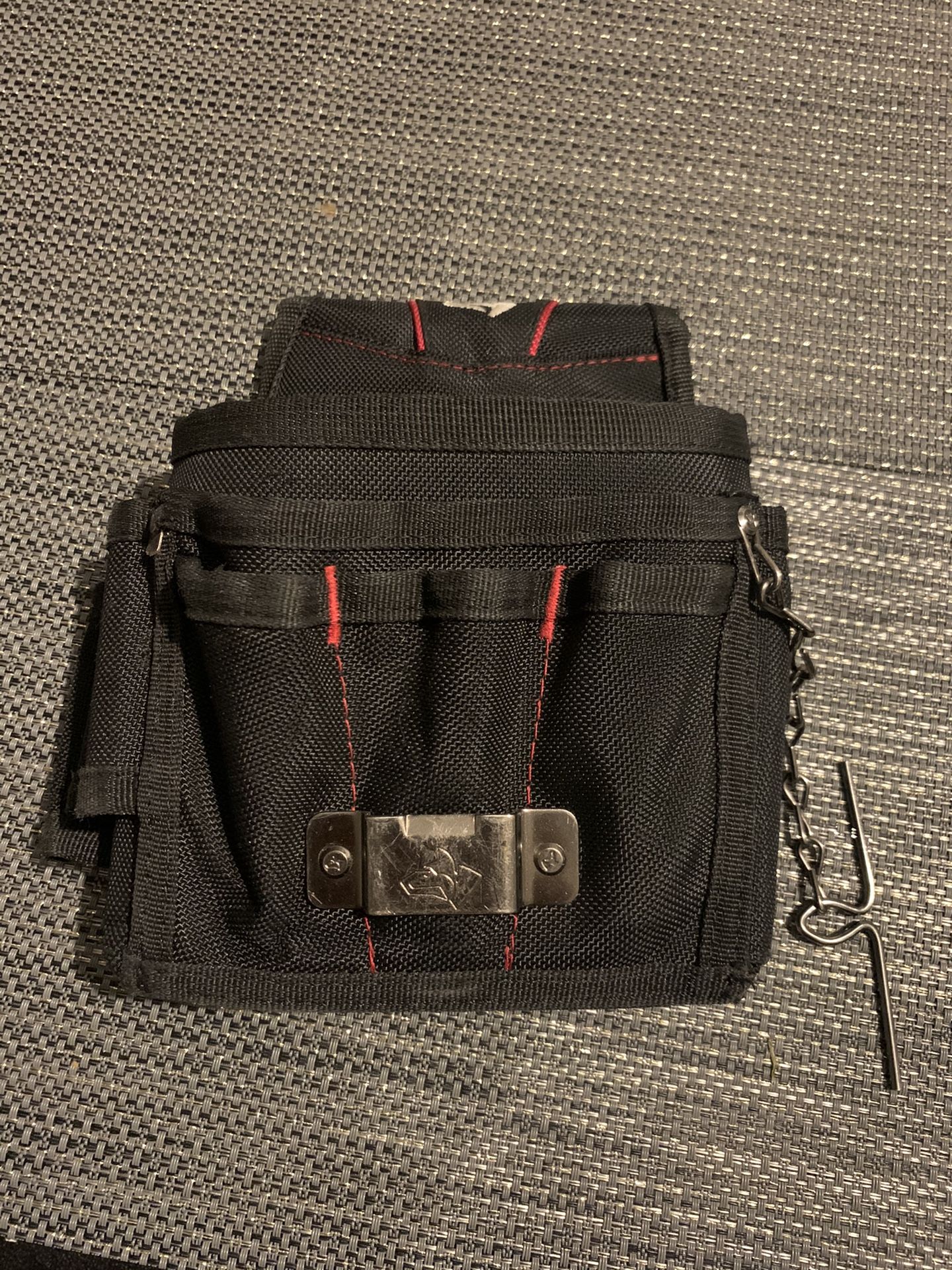 Husky 9-Pocket Maintenance Tool Belt Pouch Black