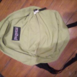 Green Jansport Backpack 