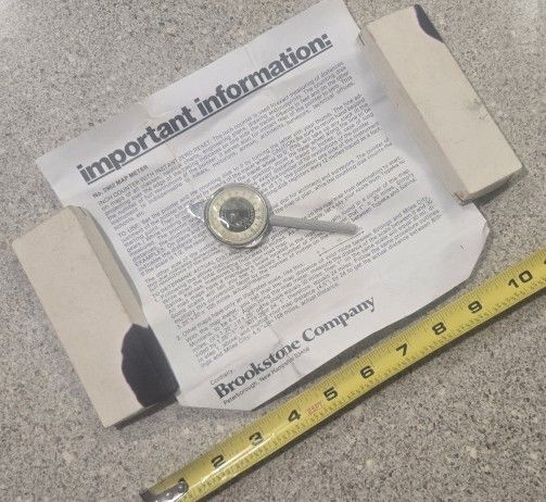Vintage Brookstone Company Curvimeter Opisometer German Made