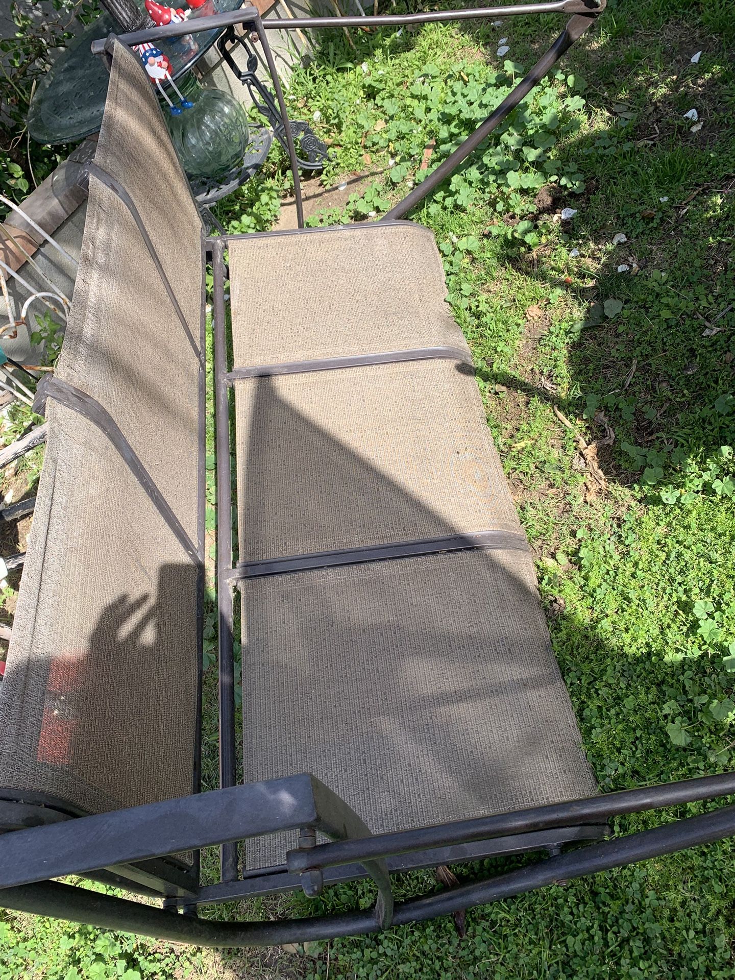 #patio #swing #backyard 3 Seater