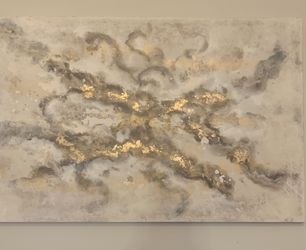 Large canvas painting