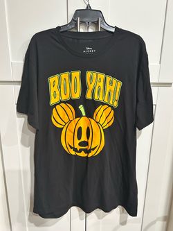 Disney Mickey Mouse Halloween Pumpkin T-Shirt