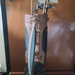 Hogan Graphite Golf Club Set With Golf Cart Bag