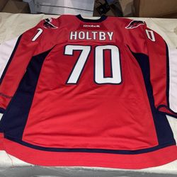 Braden Holtby Washington Capitals Jersey Mens Xxl Clean Reebok 2016 Model Red