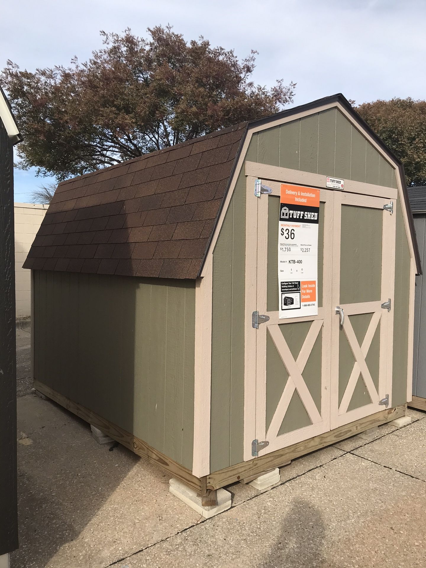 Tuff Shed Display For Sale Mesquite Home Depot 8x10 for Sale in