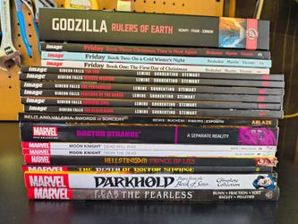 Marvel, Image, and Dynamite Trade paperbacks (tpbs)