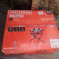 TABLE SAW SIERRA DE MESA CRAFTSMAN  NUEVA CAJA ABIERTA $170
