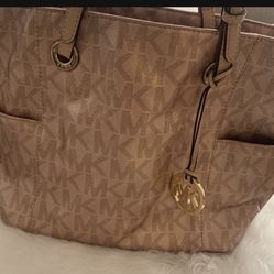 Michael Kors Rose Gold Tote Bag
