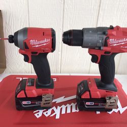 M18 FUEL Impact Driver+Drill Driver Kit W/-Batteries And Charger 