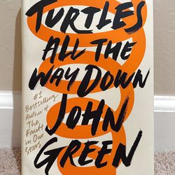 SIGNED Turtles All the Way Down John Green Novel