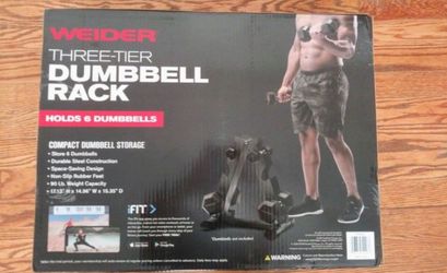 WEIDER THREE TIER DUMBBELL RACK for Sale in Union City NJ OfferUp