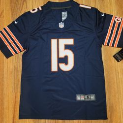 NFL Chicago Bears embroidered ball suit 15# Odunze 