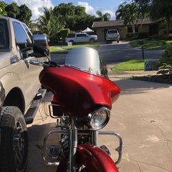 1(contact info removed) Harley windshield mirror