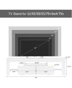 63 inch tv stand with LED lights