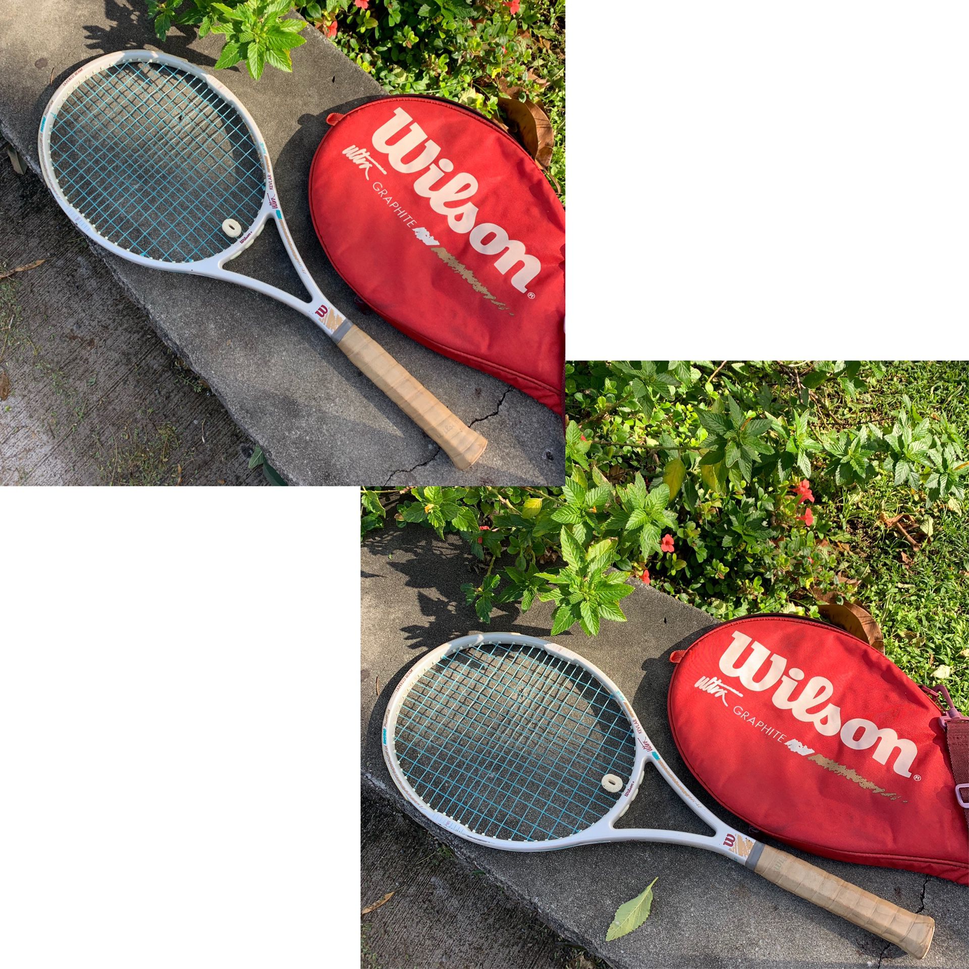 Wilson Ultra Graphite Tennis Racquet 4 3/8 Tapered Beam Racket